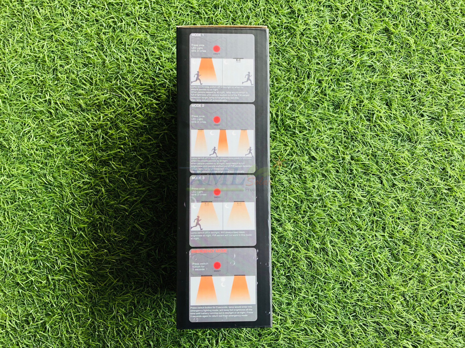 ไฟติดผนังโซล่าเซลล์ รุ่น ORCA-3W