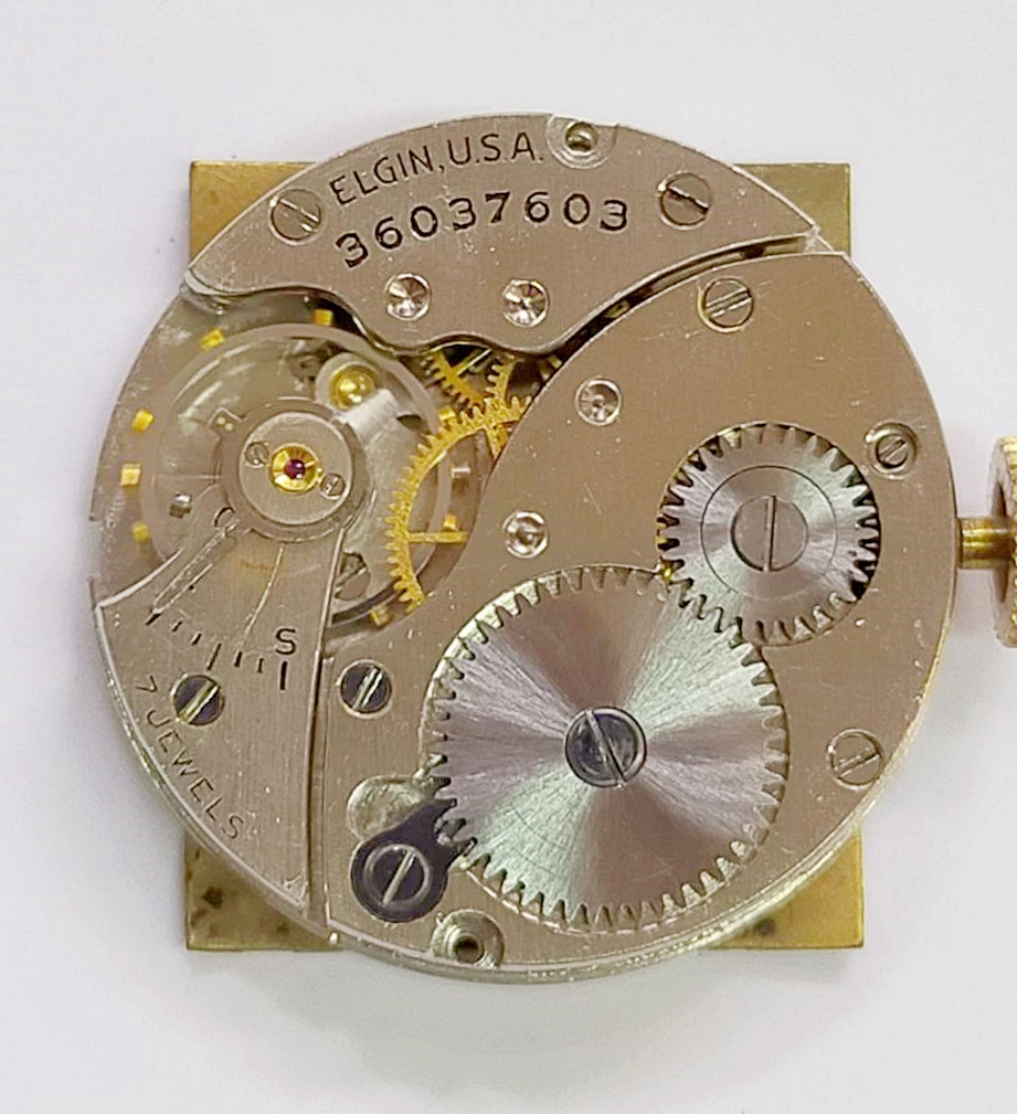 นาฬิกาเก่า ELGIN ไขลานสองเข็มครึ่ง