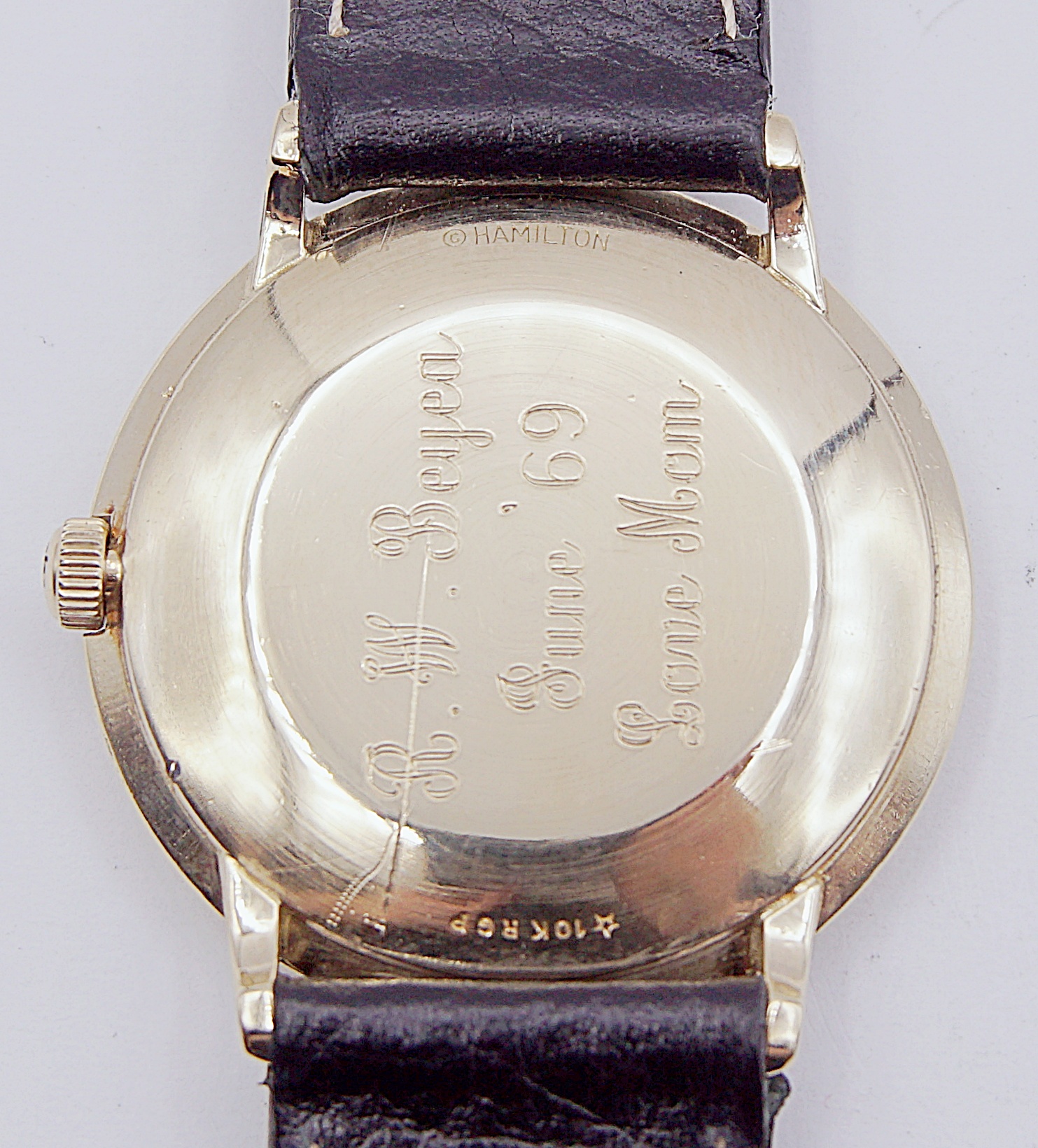 นาฬิกาเก่า HAMILTON ไขลานสองเข็มครึ่ง