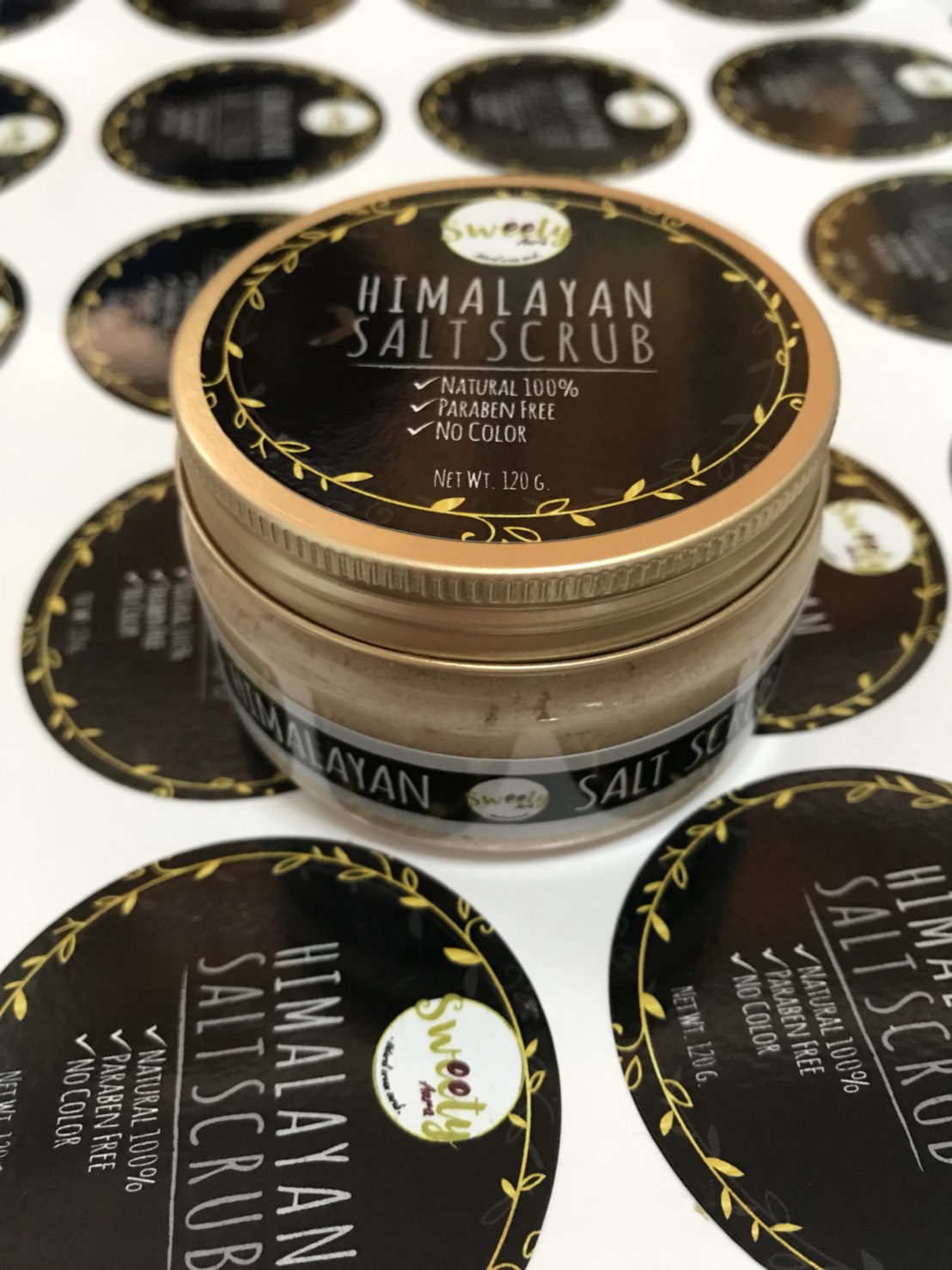 สติ๊กเกอร์พีวีซีขาวเงา