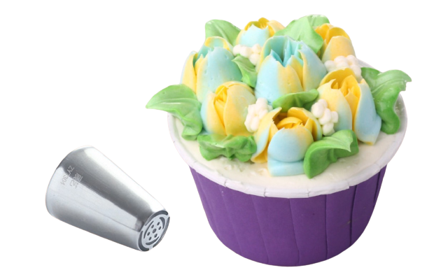 หัวบีบเกาหลี เพื่อตกแต่งเค้ก หรือ งาน diy เบอร์ 244 star techniques and drop flower