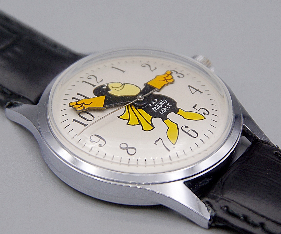 นาฬิกาเก่า MIGHTY MALT BY HELBROS ไขลาน