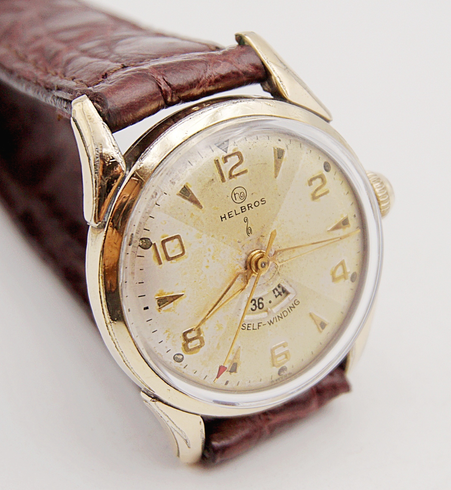 นาฬิกาเก่า HELBROS ออโตเมติก