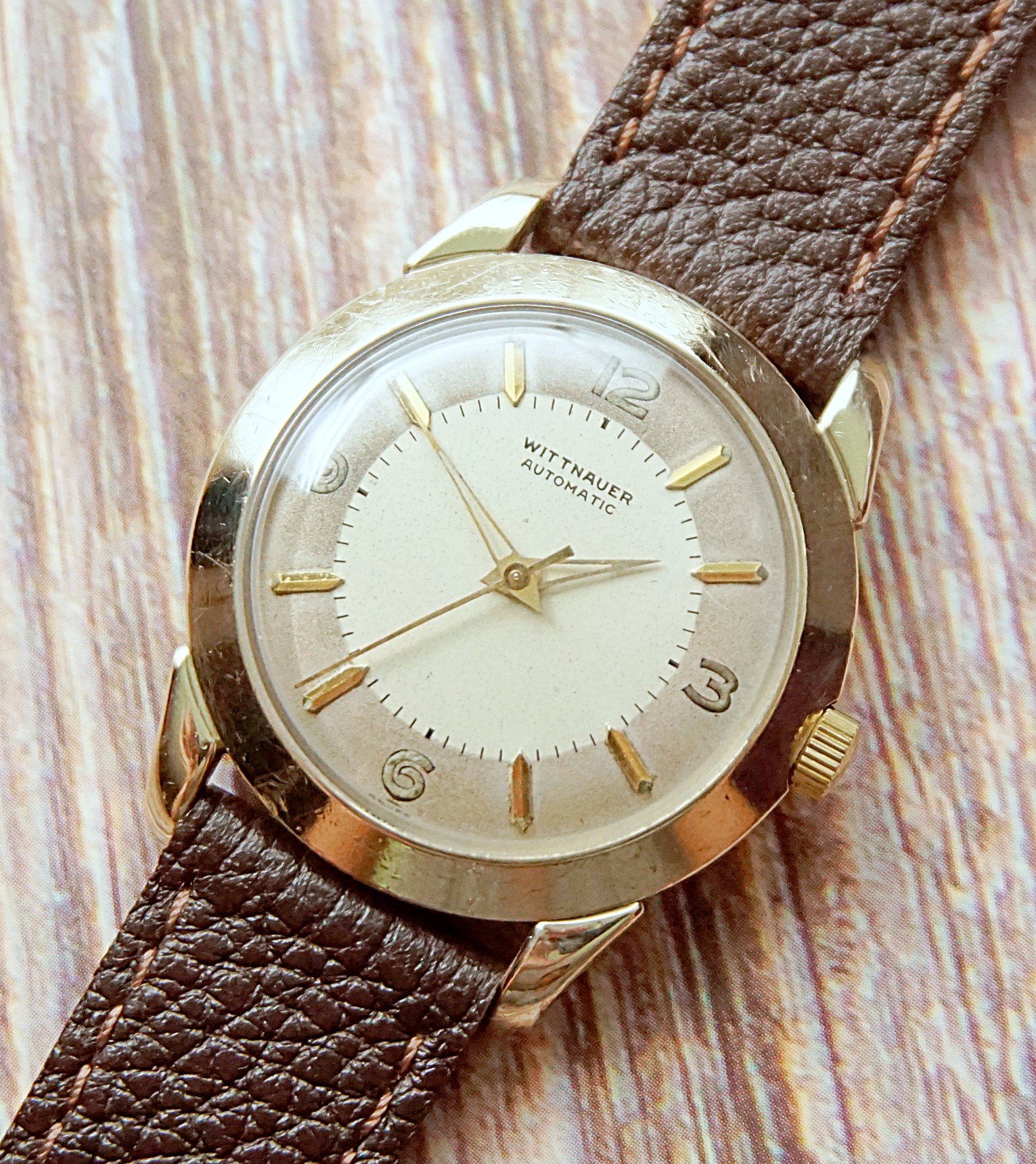 นาฬิกาเก่า WITTNAUER BY LONGINES ออโตเมติก