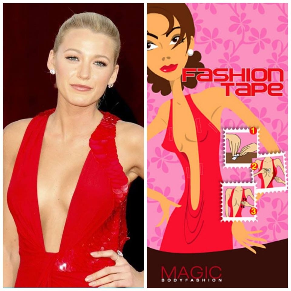 Hollywood fashion tape (กันโปว้) สามารถยึดติดกับเนื้อผ้า และผิวผู้สวมใส่โดยไม่ล่อนหลุดได้ทั้งวัน ขายเป็นคู่ ราคาคู่ละ 19 บาท