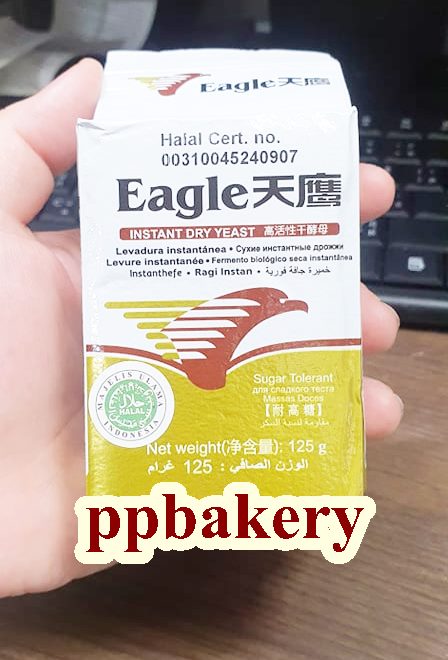 อีเกิลโกลด์ ยีสต์แห้งสำเร็จรูป 125กรัม eagle gold