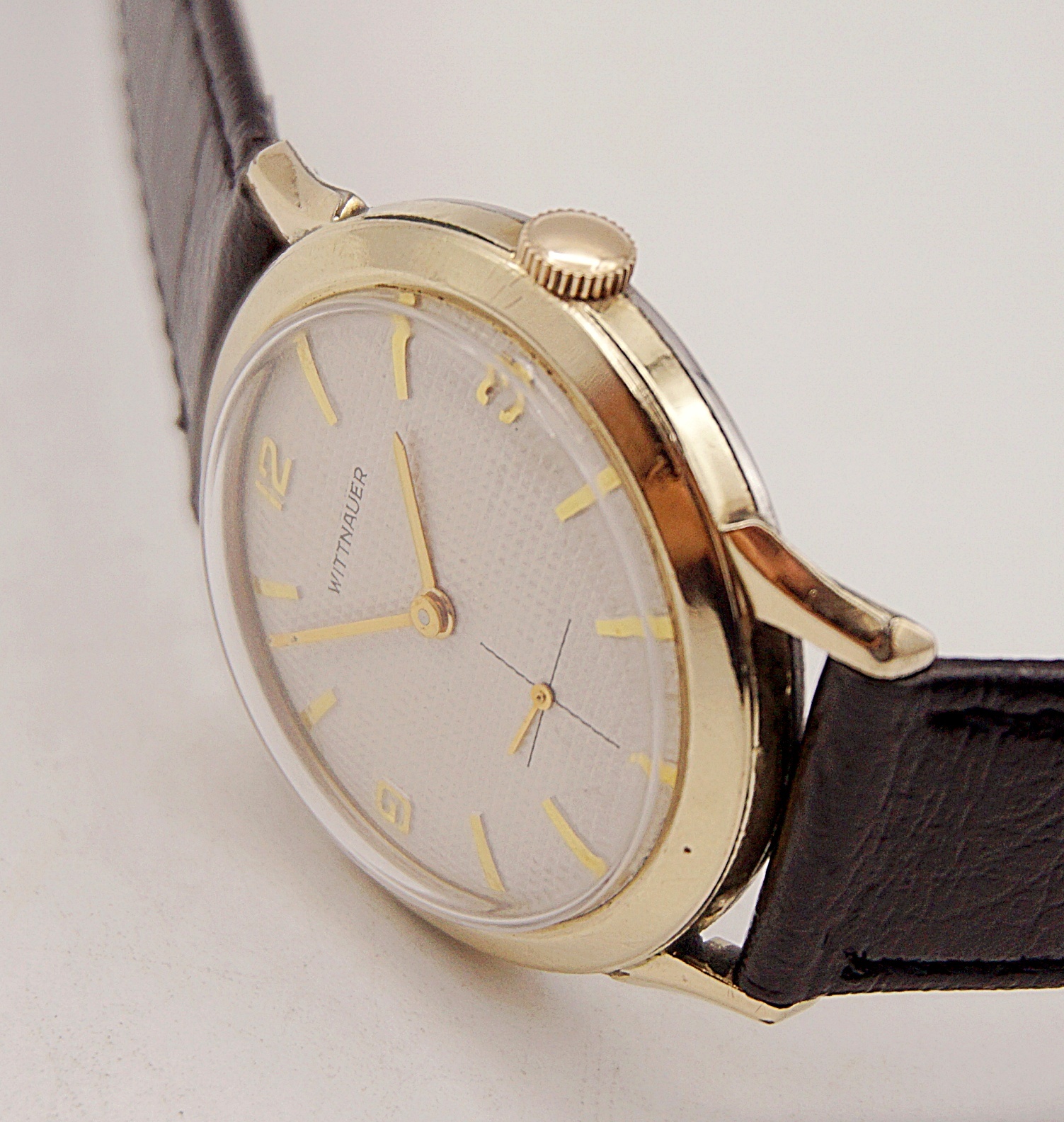 นาฬิกาเก่า WITTNAUER BY LONGINES ไขลานสองเข็มครึ่ง