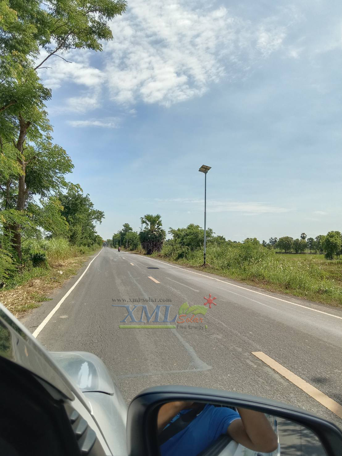 โคมไฟถนนอัจฉริยะ โซล่าเซลล์ 150 Watt Monocrystalline (แสง ขาว)