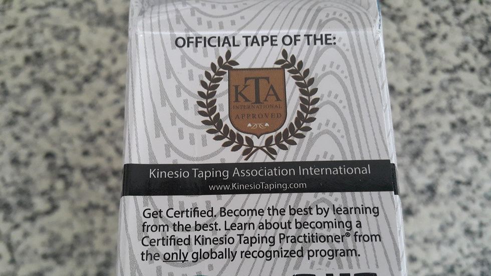 เทปคิเนซิโอ kinesio tex gold สีฟ้า ม้วนใหญ่ ขนาด 2นิ้ว ยาว 31.5 เมตร