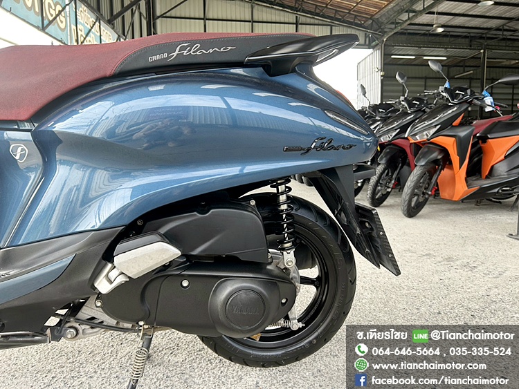 GRAND FILANO ปี67 ABS ตัวรีโมท ชุดสีสวย เครื่องเดิมๆ ขับขี่นิ่ม เครื่องแน่น ประหยัดน้ำมัน ศูนย์ดี ราคา 59,900