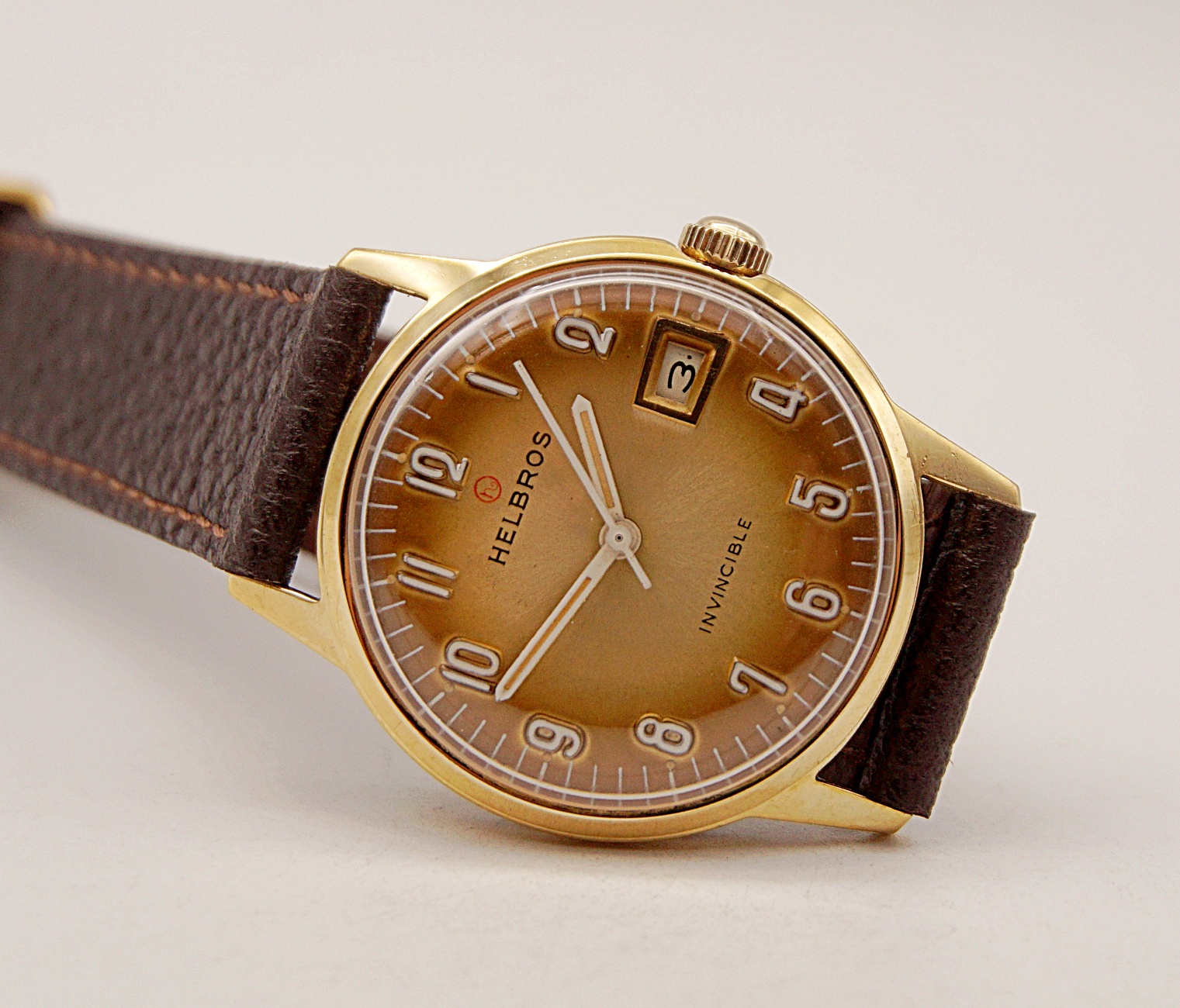 นาฬิกาเก่า HELBROS ไขลาน
