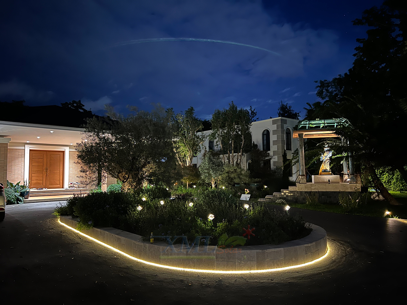 ไฟเส้นโซล่าเซลล์ รุ่น MD-SOLAR-SL10M / 20M / 30M / 50M (แสงเหลืองวอมไวท์)