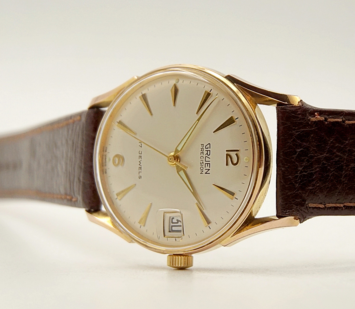 นาฬิกาเก่า GRUEN ไขลาน