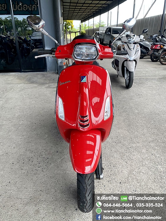 ★ฟรีดาวน์★VESPA SPRINT 125 I GET ABS ปี67 สีแดงสด ไมล์วิ่งน้อย เครื่องแน่นๆ ชุดสีสวยเวอร์ เครื่องดี ศูนย์ดี ราคา 77,500