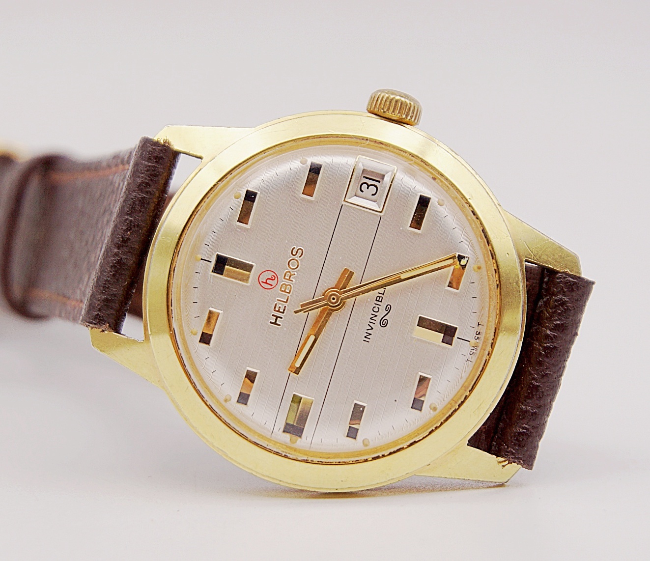 นาฬิกาเก่า HELBROS ไขลาน