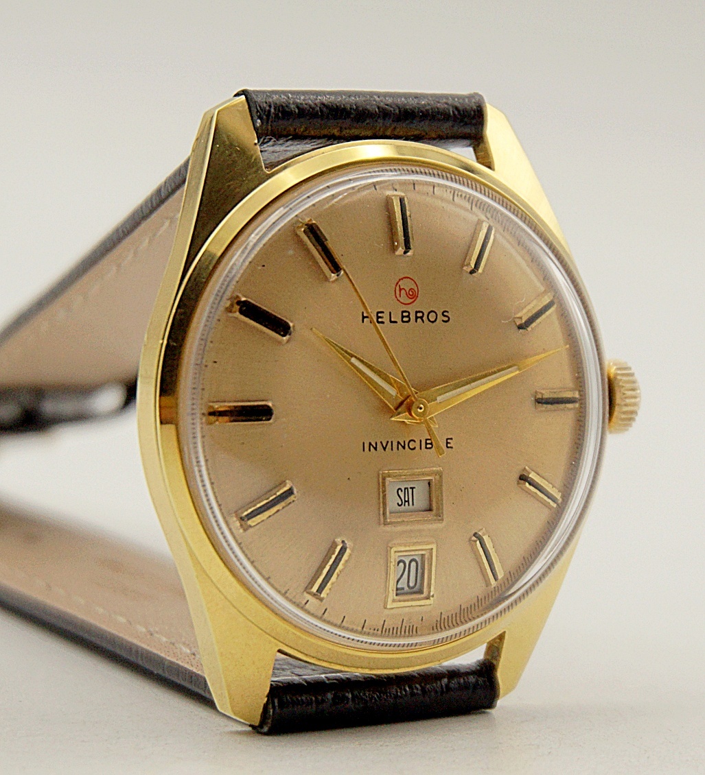 นาฬิกาเก่า HELBROS ไขลาน