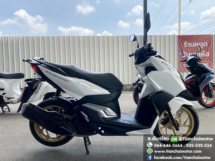 ★ดาวน์2,000★ CLICK160 ปี 66 วิ่งน้อย ตัวรีโมท สภาพป้ายแดง ดอกยางแน่น ชุดสีสวยเป๊ะทั้งคัน เครื่องดี ศูนย์ดี ราคา 55,500