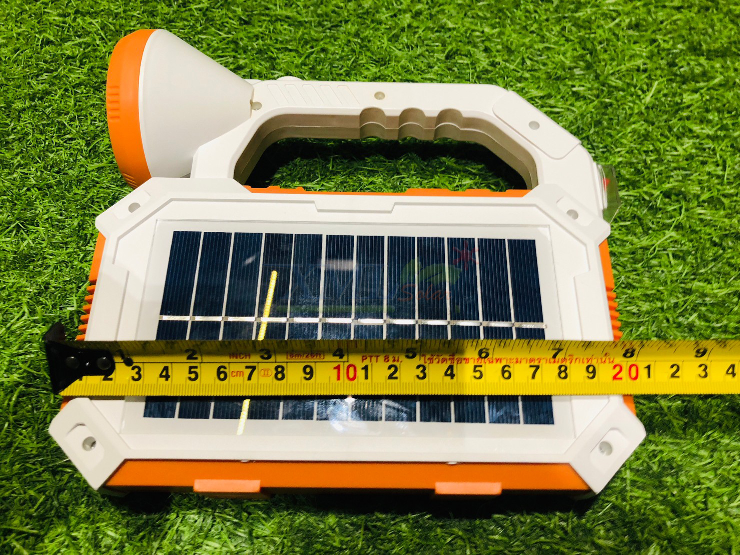 ไฟฉายพลังงานแสงอาทิตย์ อเนกประสงค์ (เปิดได้ 3 แสง + ไฟฉุกเฉิน)