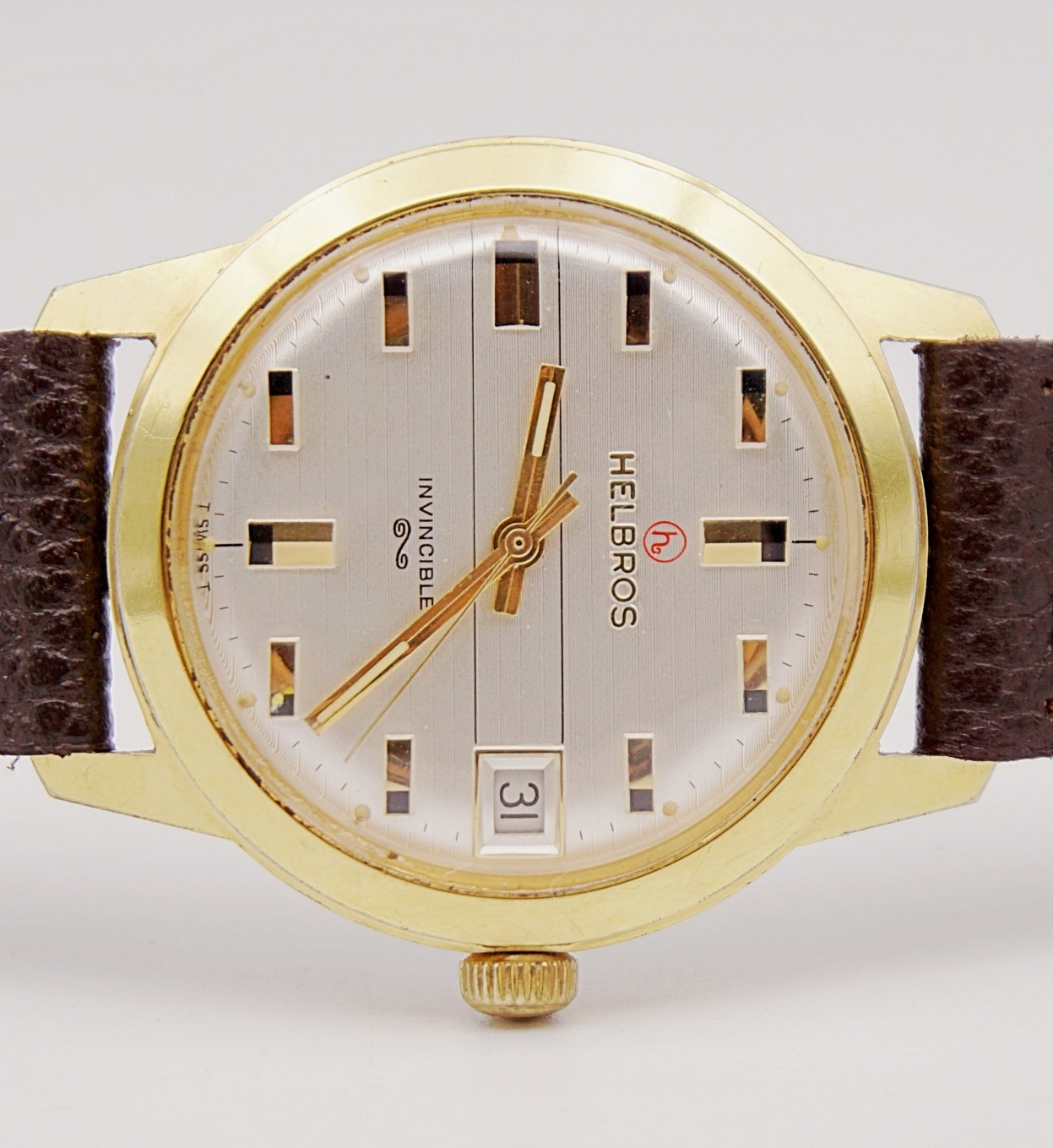 นาฬิกาเก่า HELBROS ไขลาน