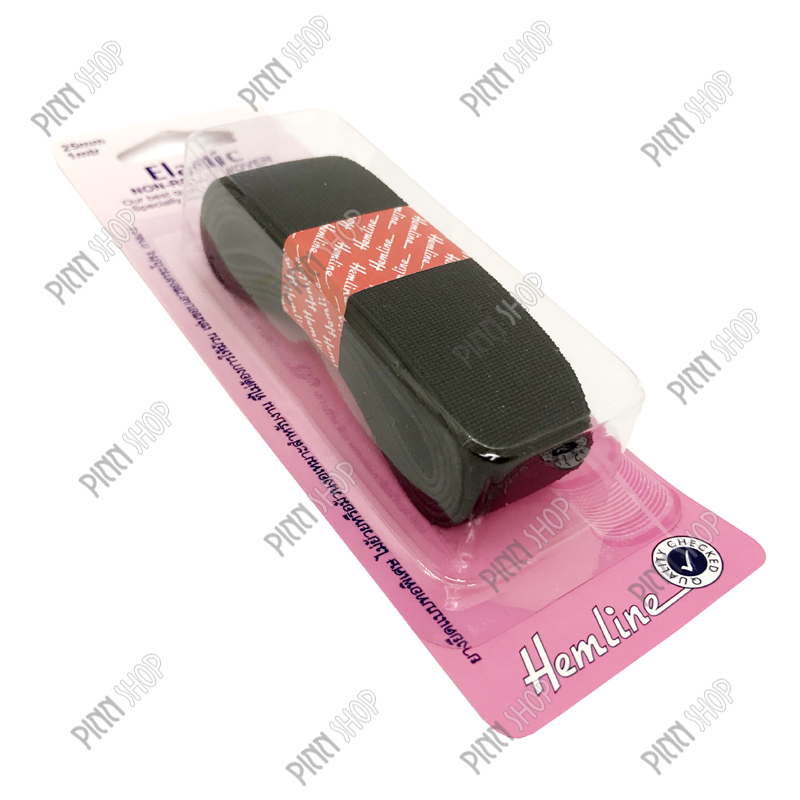 ยางยืดสีดำ กว้าง 1 นิ้ว