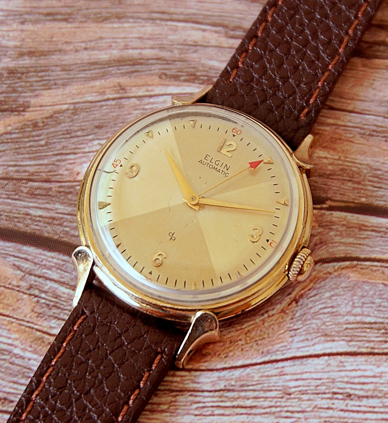 นาฬิกาเก่า ELGIN ออโตเมติกครึ่งรอบ