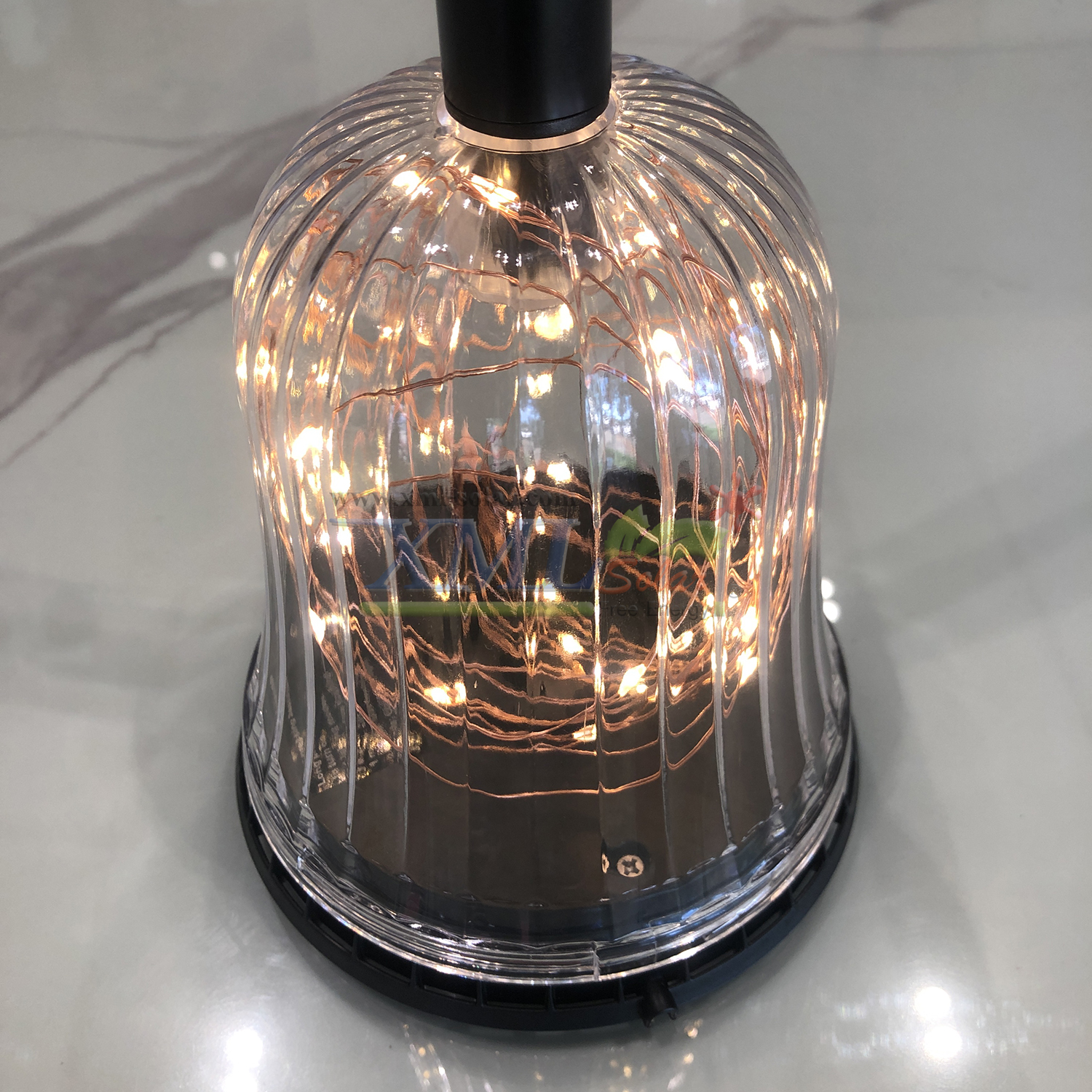 ไฟปักสนามโซล่าเซลล์ รุ่น เม็ดChip 50 LED (เปิดได้ 3 ฟังก์ชั่น) (แสง : เเหลืองวอมไวท์)