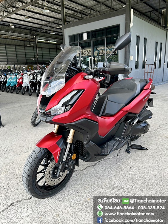 ★ฟรีดาวน์★ADV350 ปี67 สีแดง วิ่งเพียง 7000 กิโล ชุดสีสวยเป๊ะ เหมือนใหม่มาก เครื่องเดิมแน่น เครื่องแรงเร้าใจ ราคา 149,000