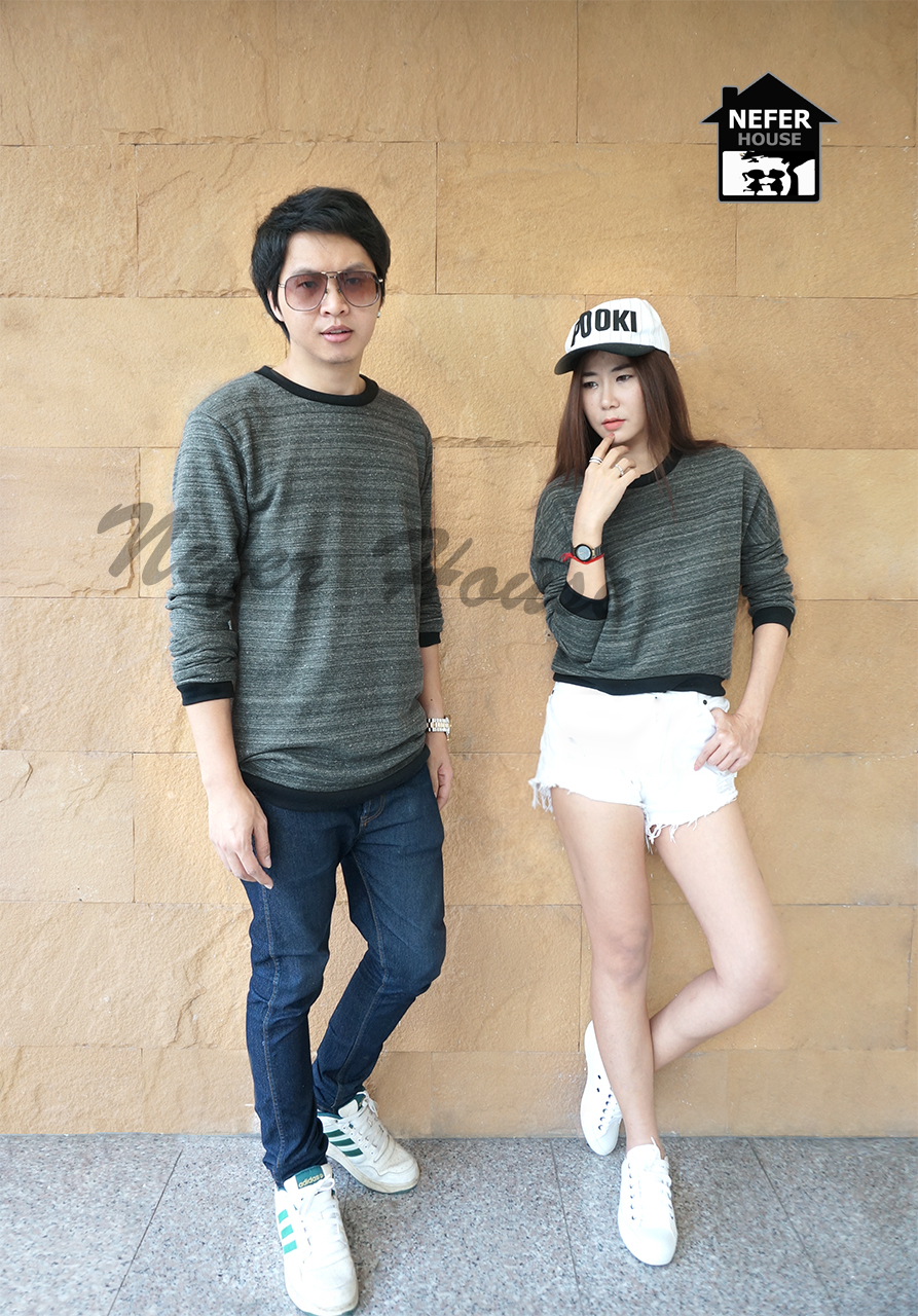 เสื้อกันหนาวคู่รักแขนยาว
