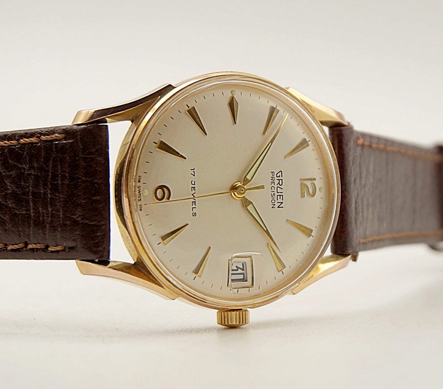 นาฬิกาเก่า GRUEN ไขลาน