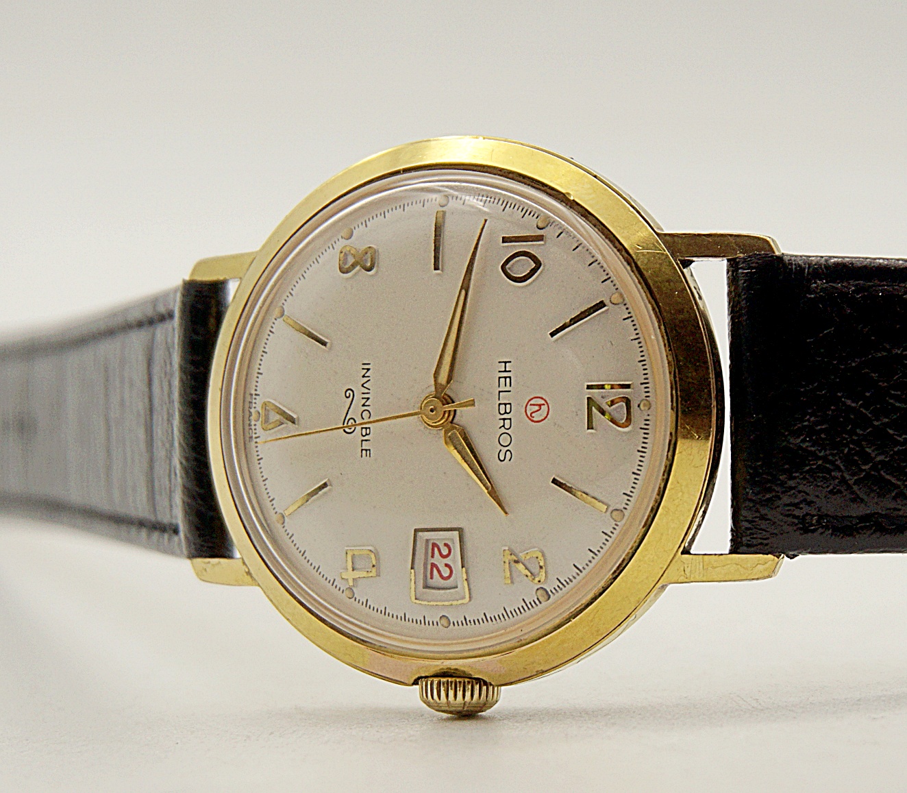 นาฬิกาเก่า HELBROS ไขลาน