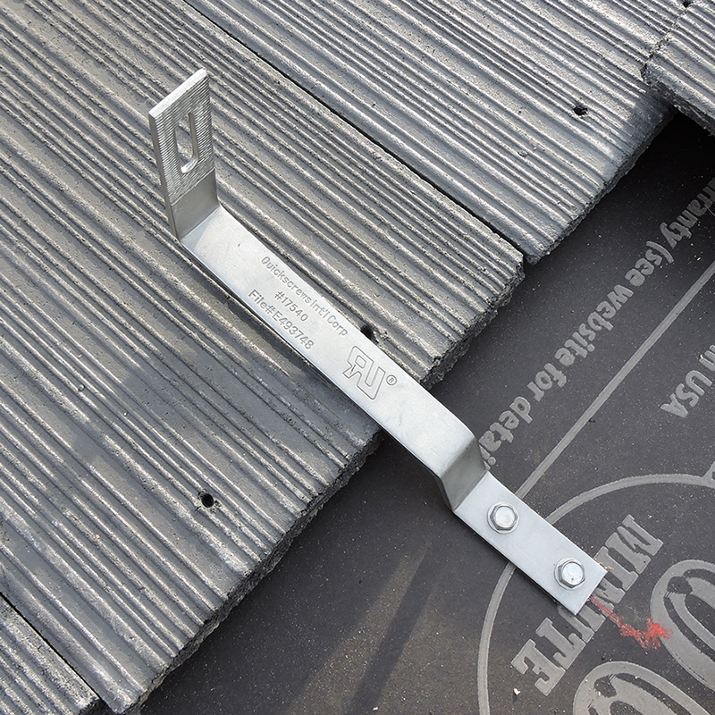 Tile Hook For Flat Roof ขายึดรางสำหรับกระเบื้องแผ่นเรียบ