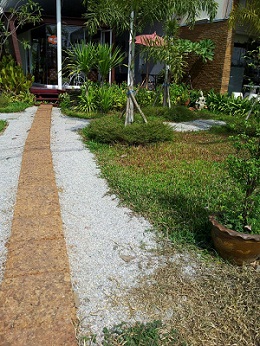 หินศิลาแลง ขนาด50x50เซนติเมตร