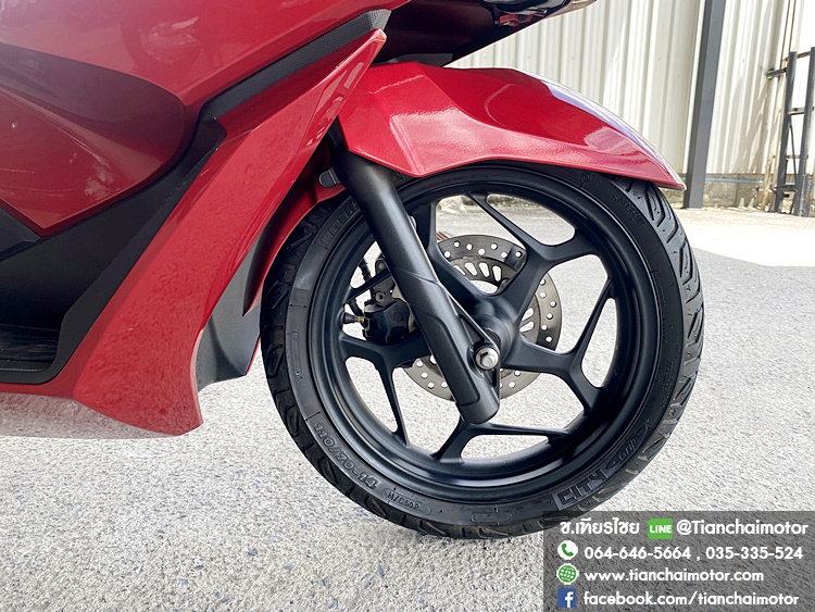 PCX160 ปี64 สีแดงสด เครื่องเดิมๆ ชุดสีสวยรอบคัน เครื่องดี ศูนย์ดี ขับขี่นิ่มๆ ประหยัดน้ำมัน ราคา 82,500