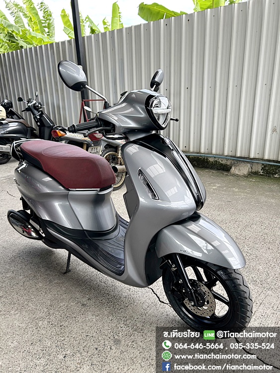 GRAND FILANO ปี67 ABS กุญแจรีโมท เครื่องเดิมแน่น ชุดสีสวยเป๊ะ หรูหรา ศูนย์ดี ประหยัด เครื่องดีเยี่ยม ราคา 59,900