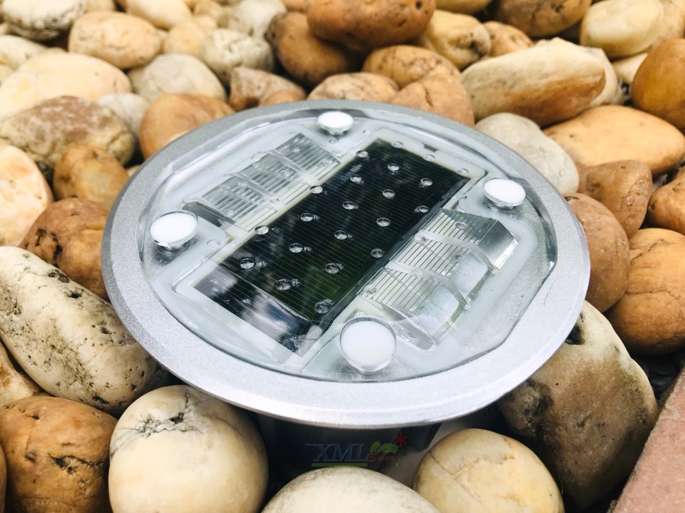 โคมไฟฝังพื้น 6 LED รุ่น Premium IP68 (แสง : เหลืองกระพริบ)