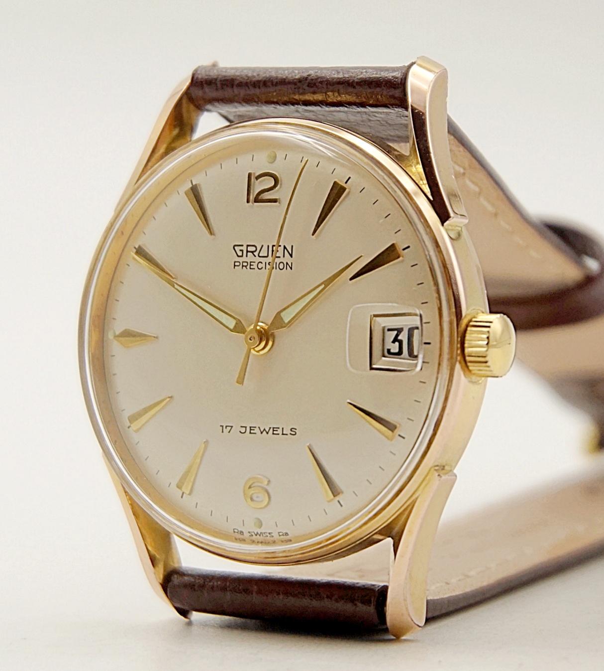 นาฬิกาเก่า GRUEN ไขลาน