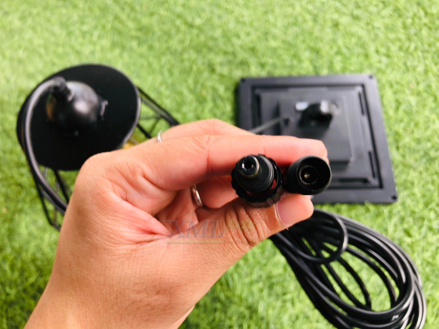 โคมไฟโซล่าเซลล์ ติดเพดาน รุ่น YL008-5A (แสง : เหลืองวอมไวท์)