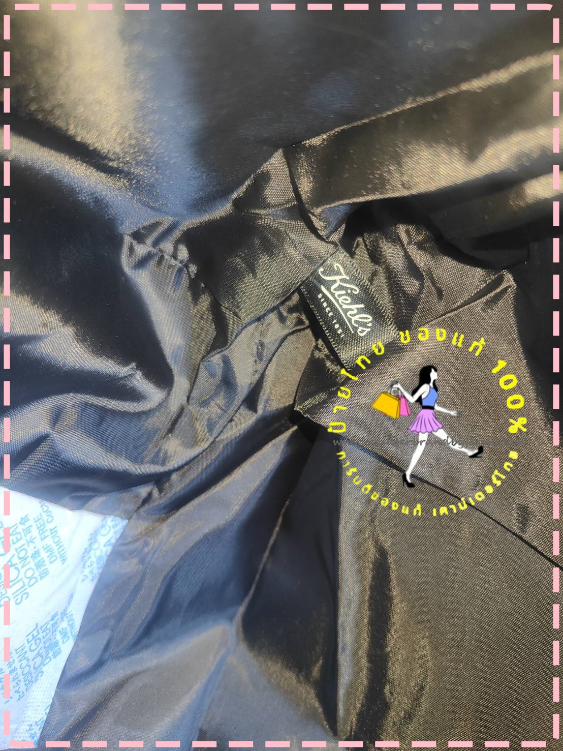 KIEHL'S Black Canvas Tote Bag (พร้อมส่ง)