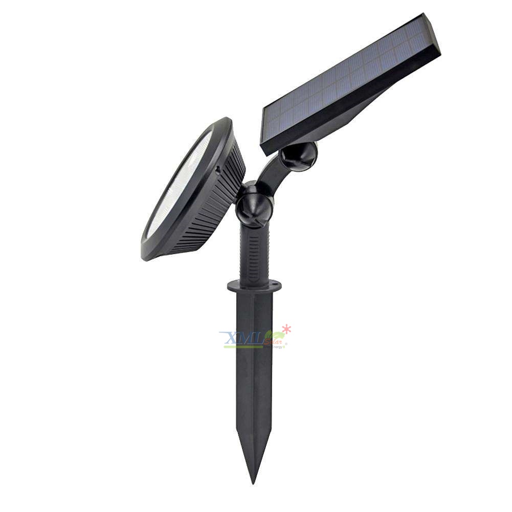 สปอร์ตไลท์ปักสนามโซล่าเซลล์ 9 LED(super bright) (เเสง : หลากสี)