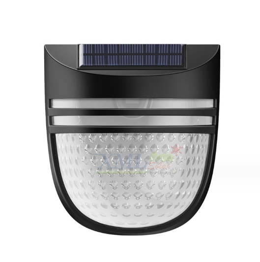 ไฟผนังโซล่าเซลล์ Modern รุ่น กลม (แสง : เหลืองวอมไวท์)