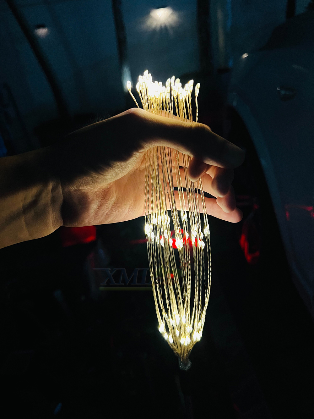 ไฟปักสนามโซล่าเซลล์ ทรงพลุ 120 LED (1 แถม 1)