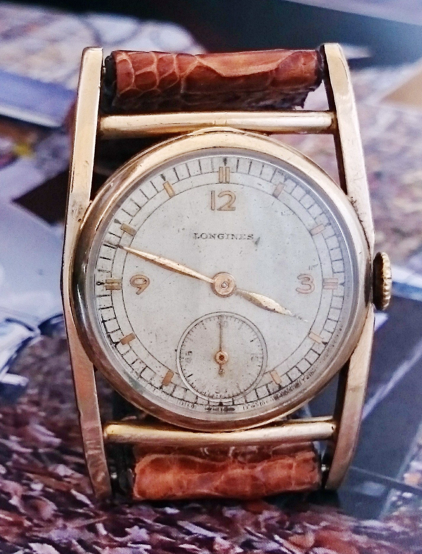 นาฬิกาเก่า LONGINES ไขลาน สองเข็มครึ่ง
