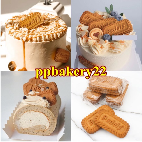 คาราเมลบิสกิตกรอบบิสกิต บิสกิตตกแต่งเค้ก 152กรัม หอมอร่อยคล้ายยี่ห้อดัง