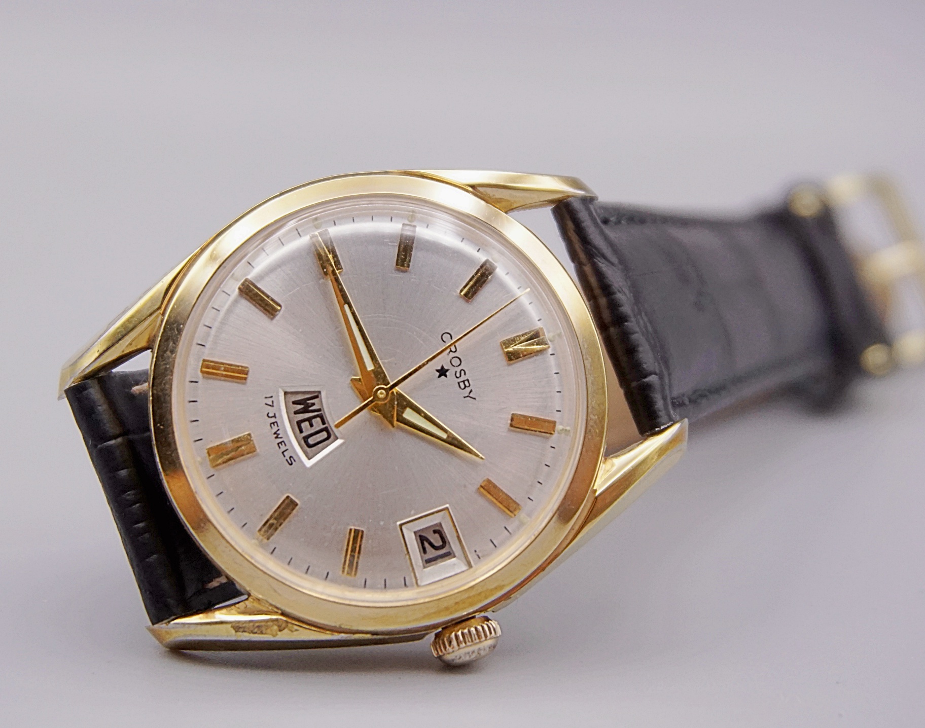 นาฬิกาเก่า CROSBY ไขลาน