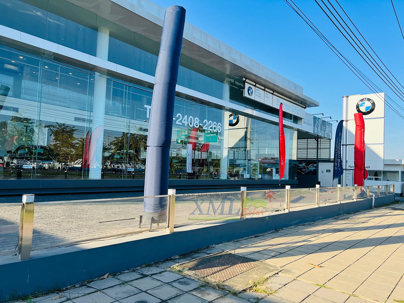 สปอร์ตไลท์โซล่าเซลล์ 1000 W. รุ่นใหม่ JD81000L (แสง : ขาว)