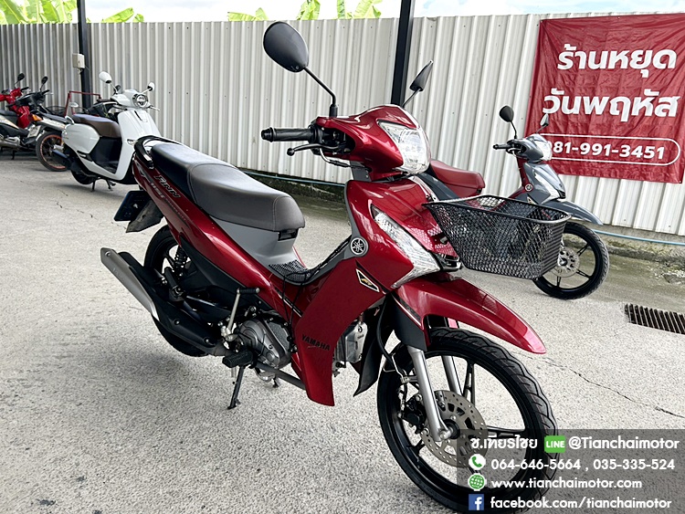 ★ดาวน์3,500★FINN ปี67 สีแดง ล้อแม็กซ์ วิ่งเพียง 3000 กิโล ชุดสีสวย เครื่องเดิมๆ เครื่องแน่น ขับขี่นิ่ม ประหยัด ศูนย์ดี ราคา 40,900