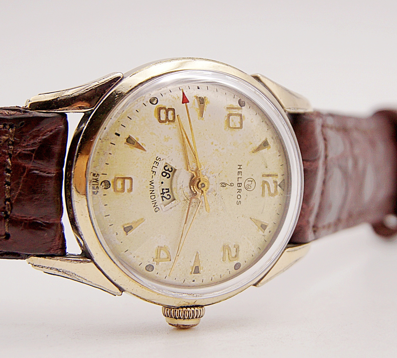นาฬิกาเก่า HELBROS ออโตเมติก