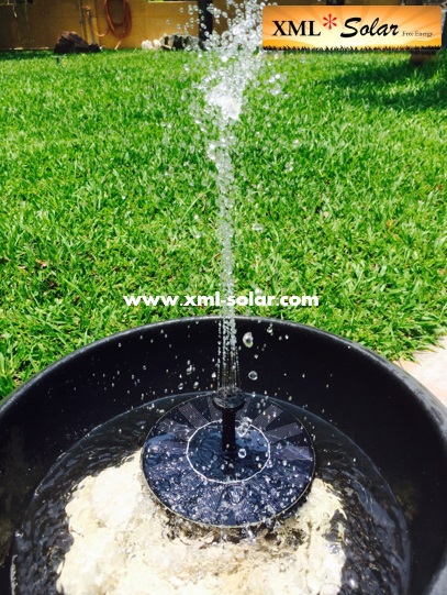 Fountain with solar energy (Circle shape)