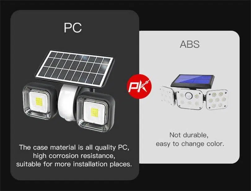 โคมไฟผนังโซล่าเซลล์ 40 LED + Motion รุ่นส่องอิสระ 2 ทิศทาง (แสง : ขาว)