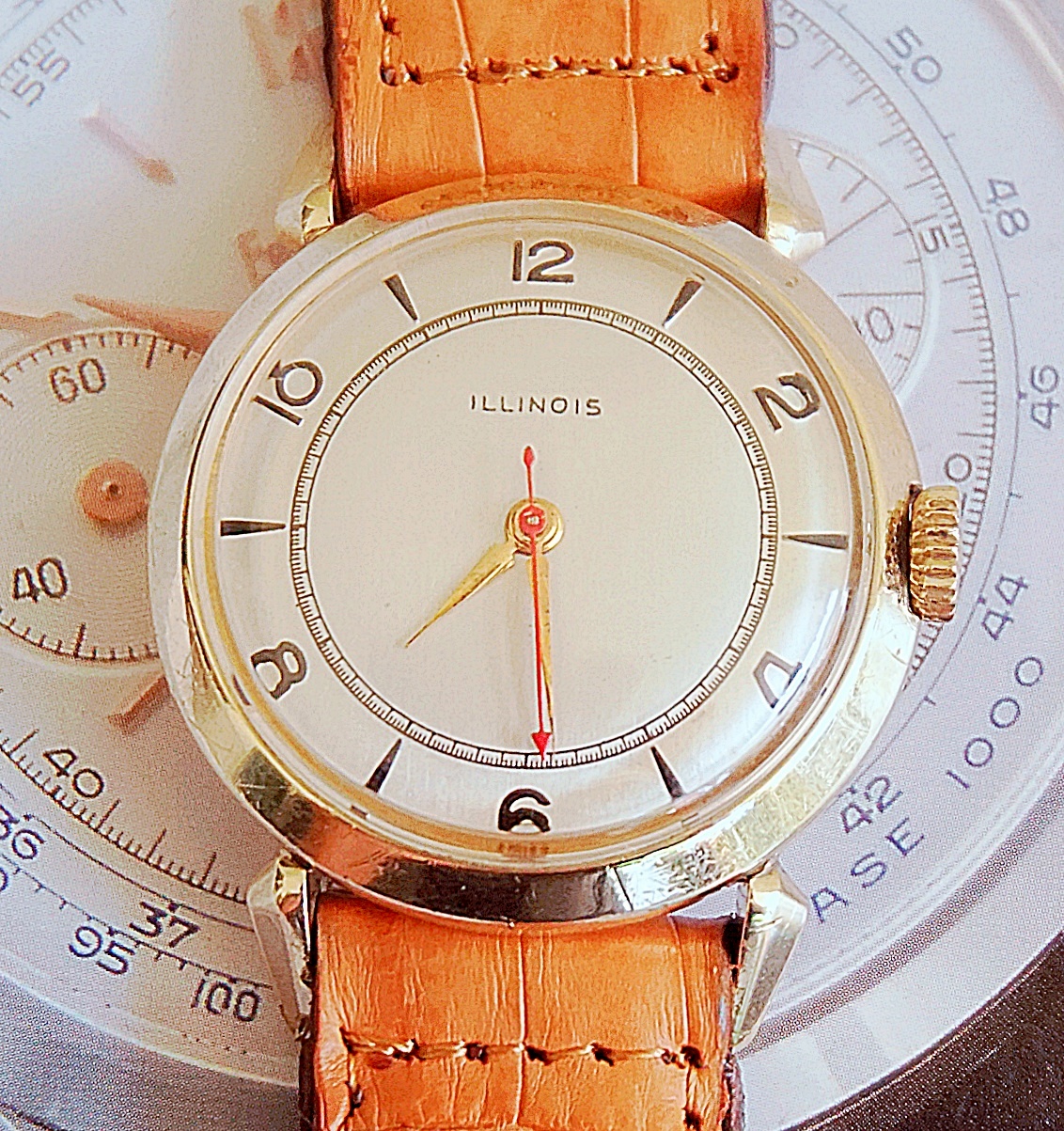 นาฬิกาเก่า ILLINOIS ออโตเมติก
